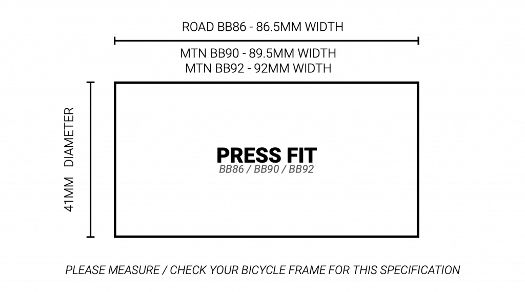 SRAM/GXP/ISIS2 to BB86/BB92 Bottom Bracket Black / One Size
