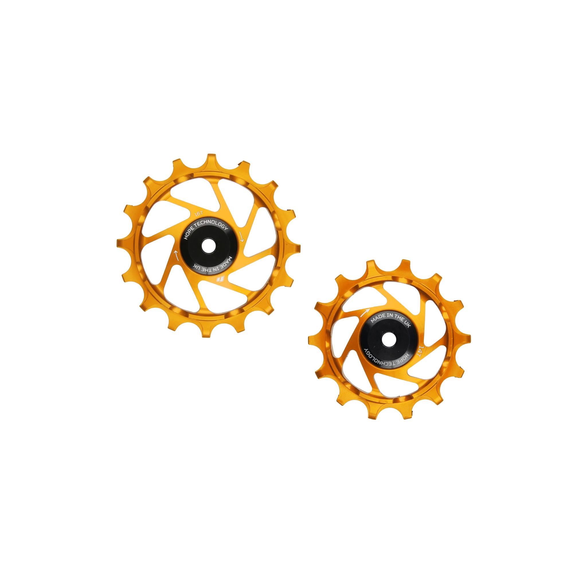 SRAM T-Type 16/14T Jockey Wheels Pair Orange / Pair