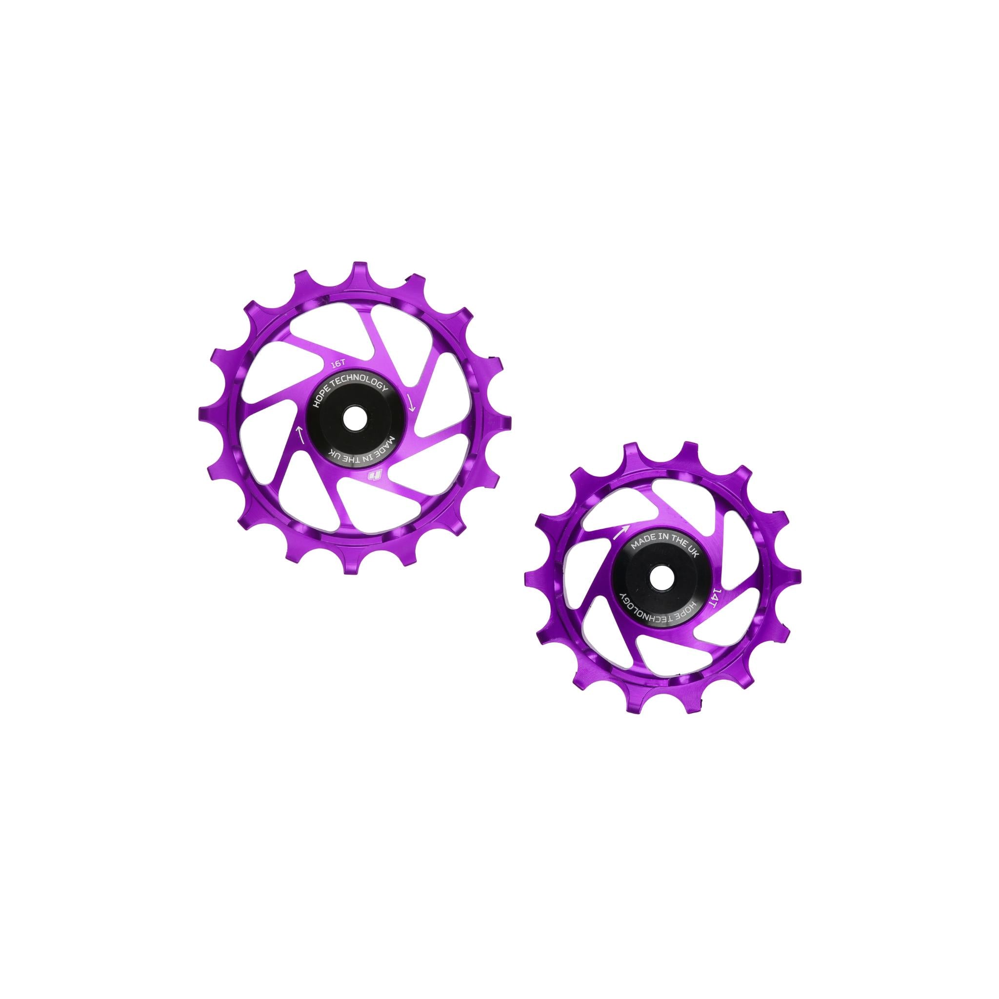 SRAM T-Type 16/14T Jockey Wheels Pair Purple / Pair