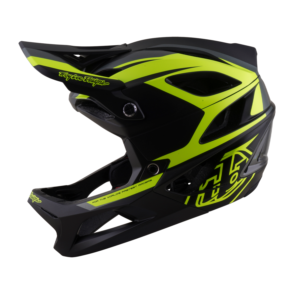 Stage 2 MIPS Helmet High VZ - Charcoal/Flo Yellow / XS/S
