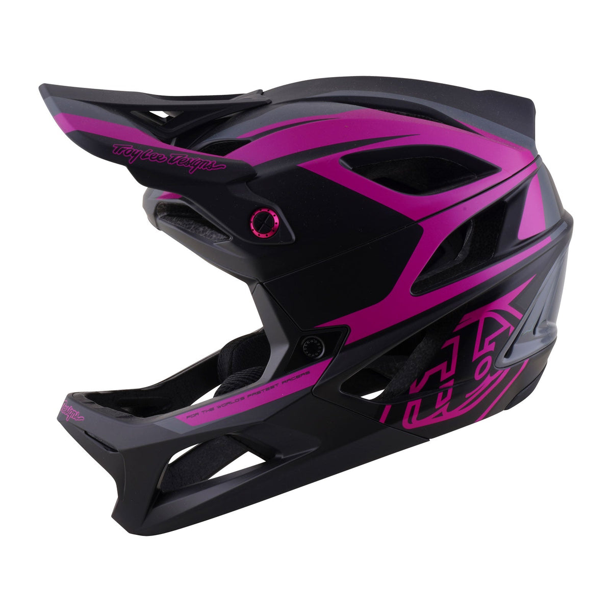 Stage 2 MIPS Helmet High VZ - Dark Gray/Neon Fuchsia / XS/S