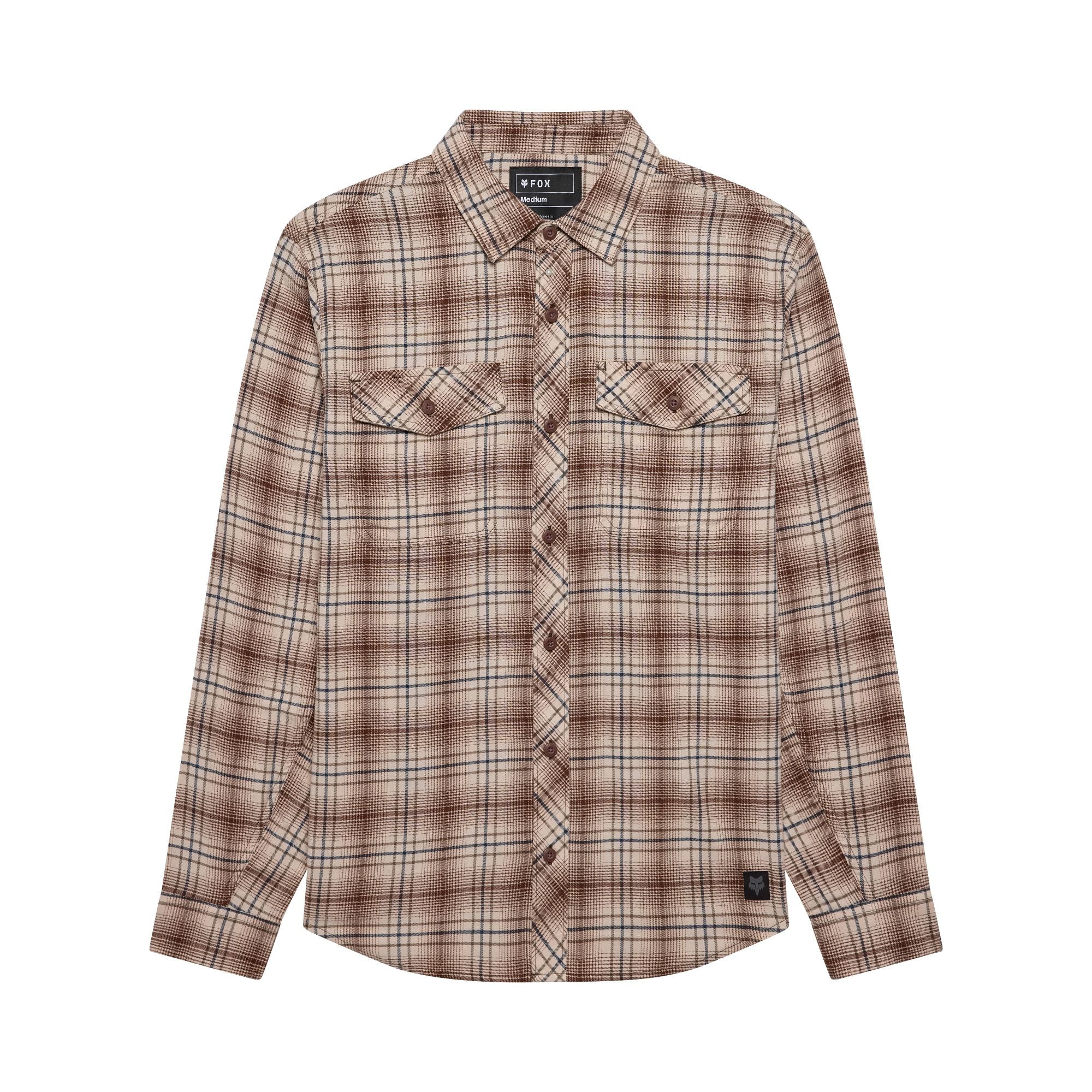 Survivalist Stretch Long Sleeve Flannel Chalk / S