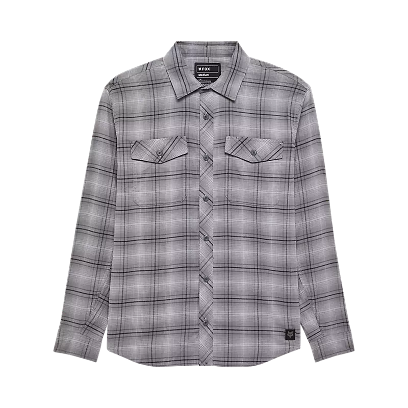 Survivalist Stretch Long Sleeve Flannel Light Grey / S