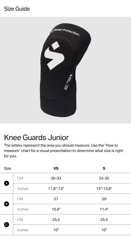 Sweet Protection Knee Guards Light Jr Black / S