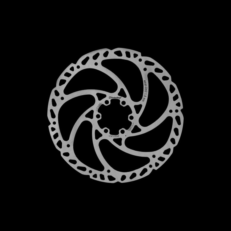 SwissStop Catalyst One 6-Bolt Disc Brake Rotor Silver / 180mm