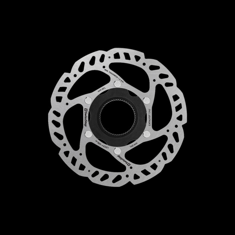 SwissStop Catalyst One Centrelock Disc Brake Rotor Silver / 140mm