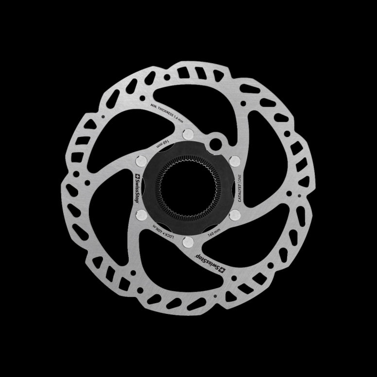 SwissStop Catalyst One Centrelock Disc Brake Rotor Silver / 160mm