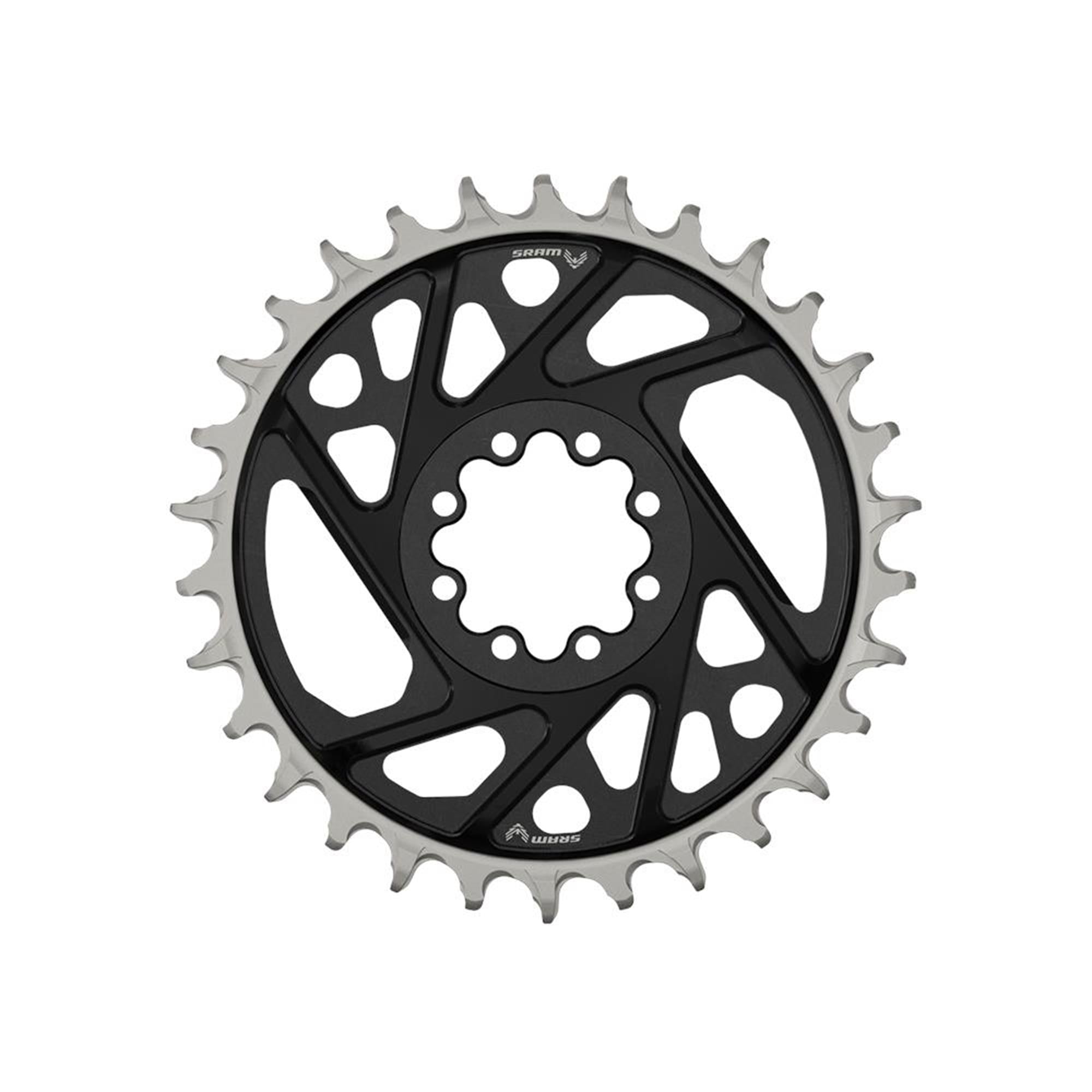 T-Type Eagle Chainring Alumium Direct Mount 6mm Offset Black / 32T