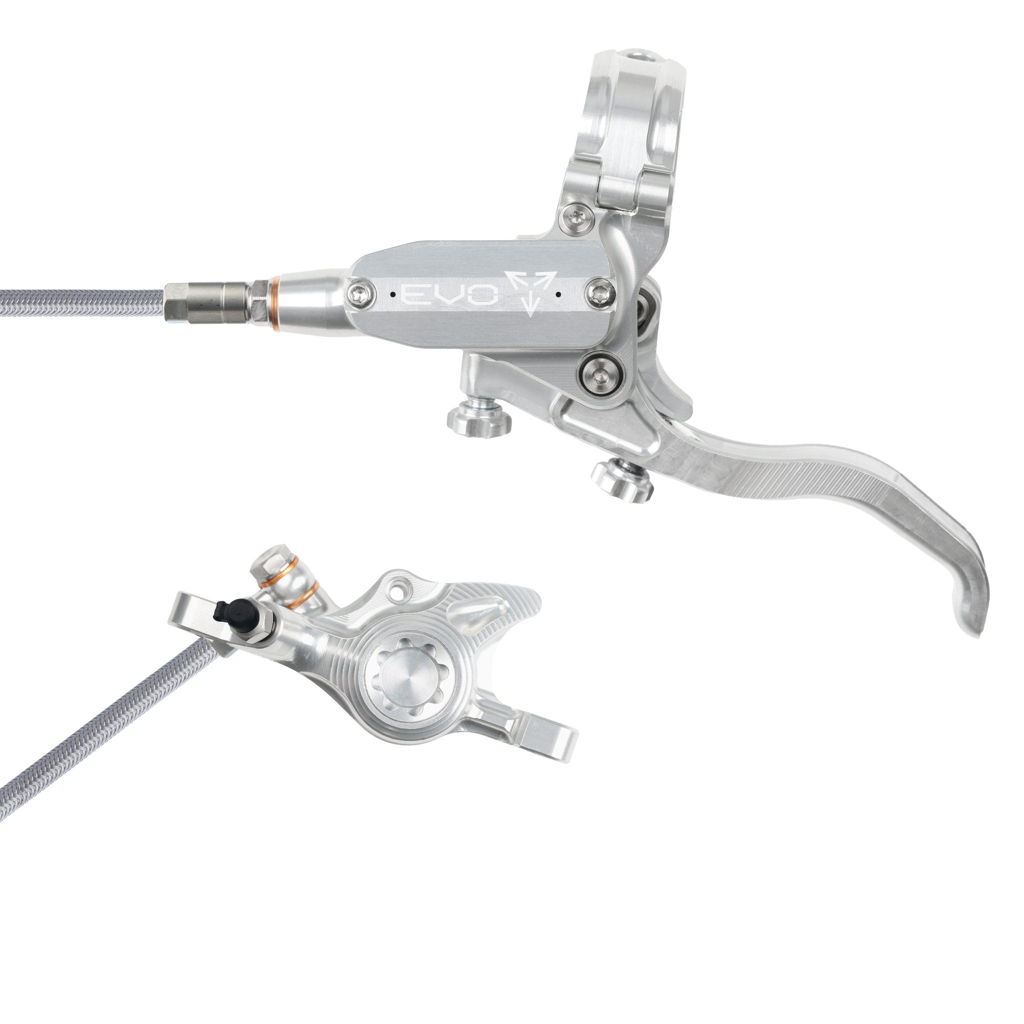 Tech 4 EVO X2 Disc Brake Silver/Silver / Left Hand / Braided