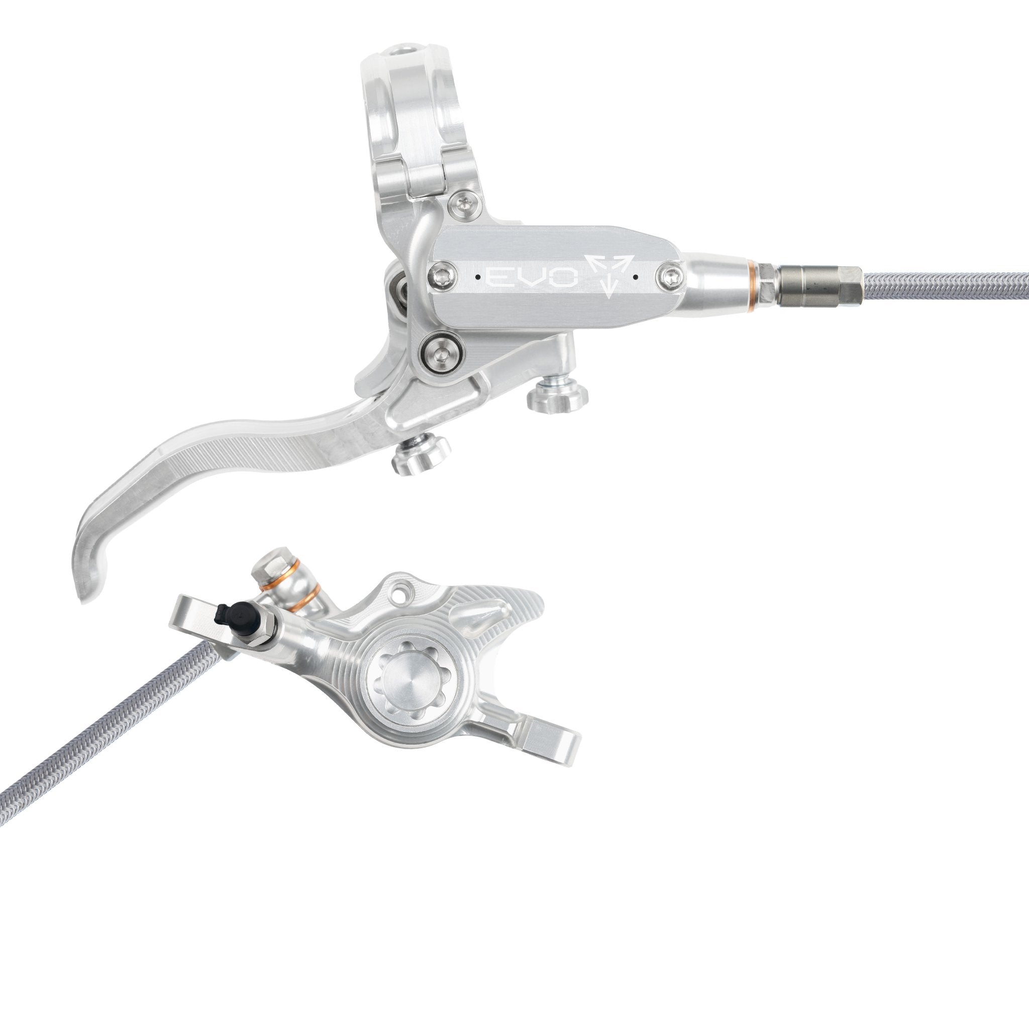 Tech 4 EVO X2 Disc Brake Silver/Silver / Right Hand / Braided
