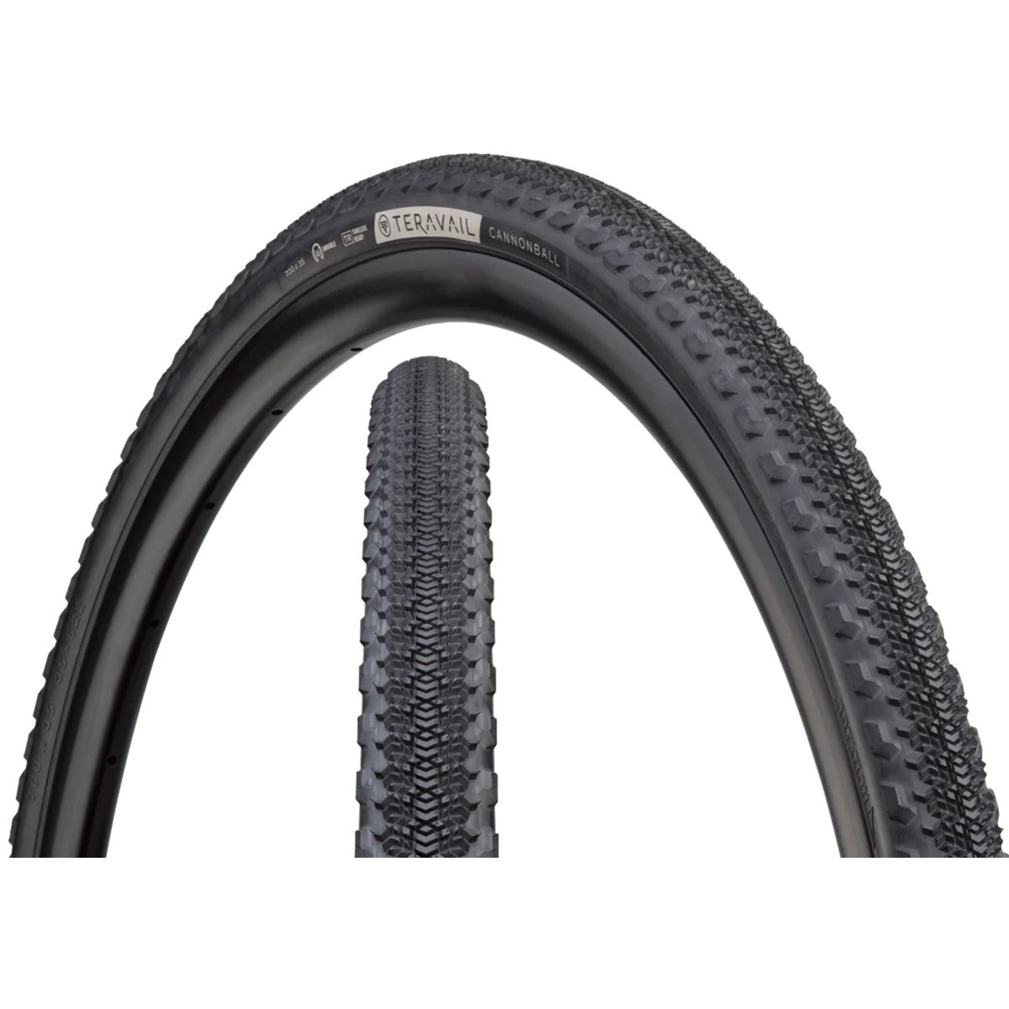 Teravail Cannonball Gravel Tyre Black / 700 x 35 / Durable