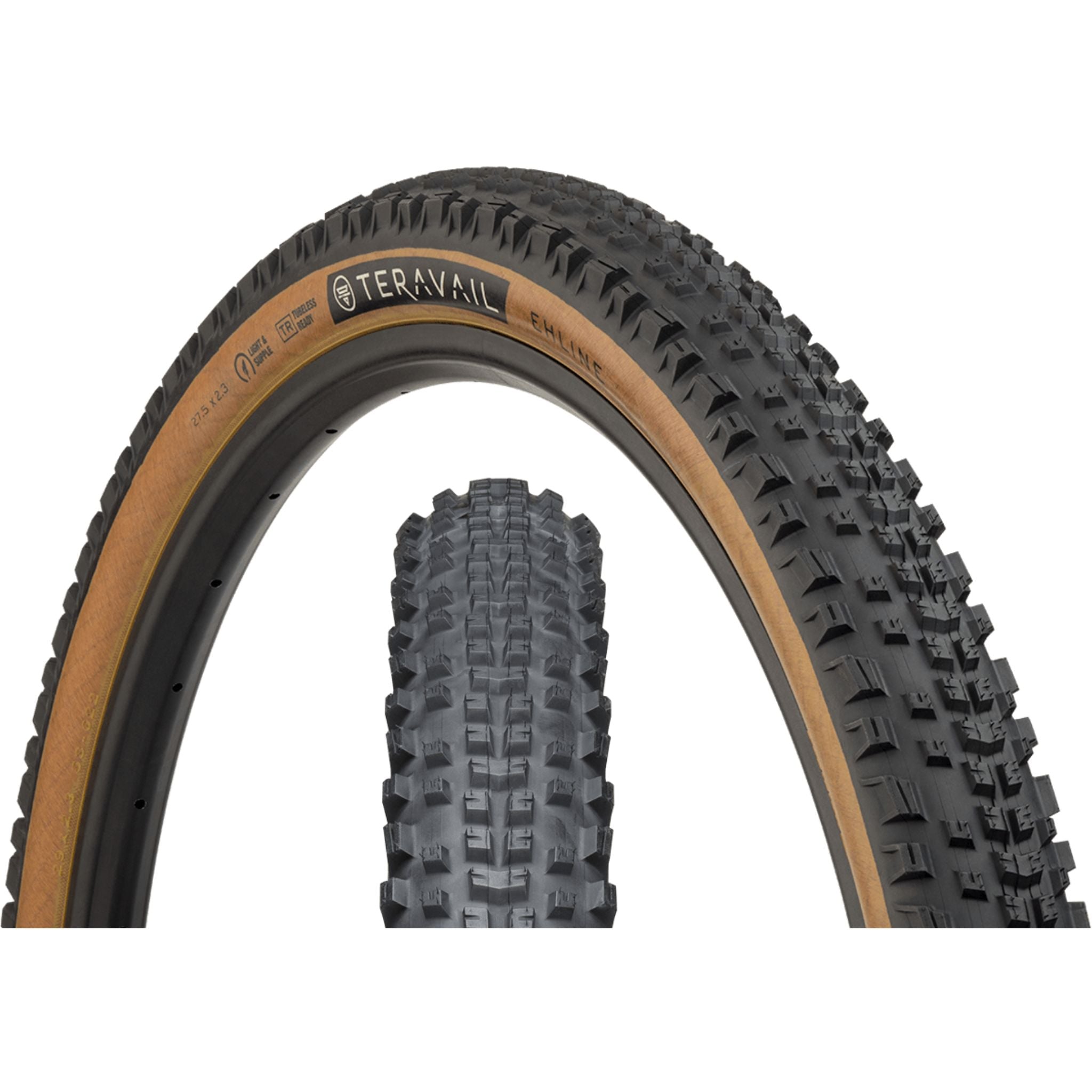 Teravail Ehline MTB Tyre Tan / 27.5 x 2.3 / Light & Supple