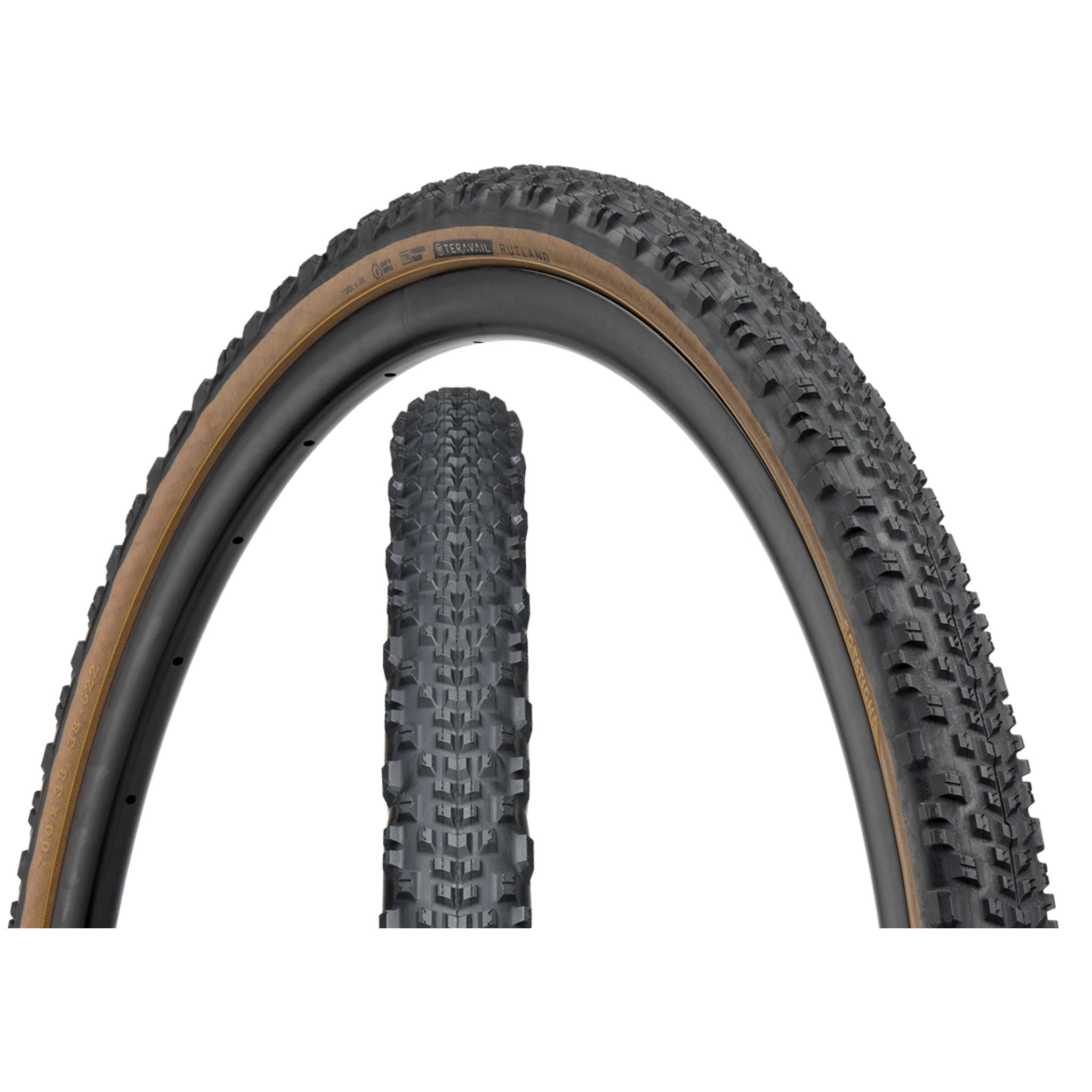 Teravail Rutland Tyre Tan / 700 x 38 / Light & Supple