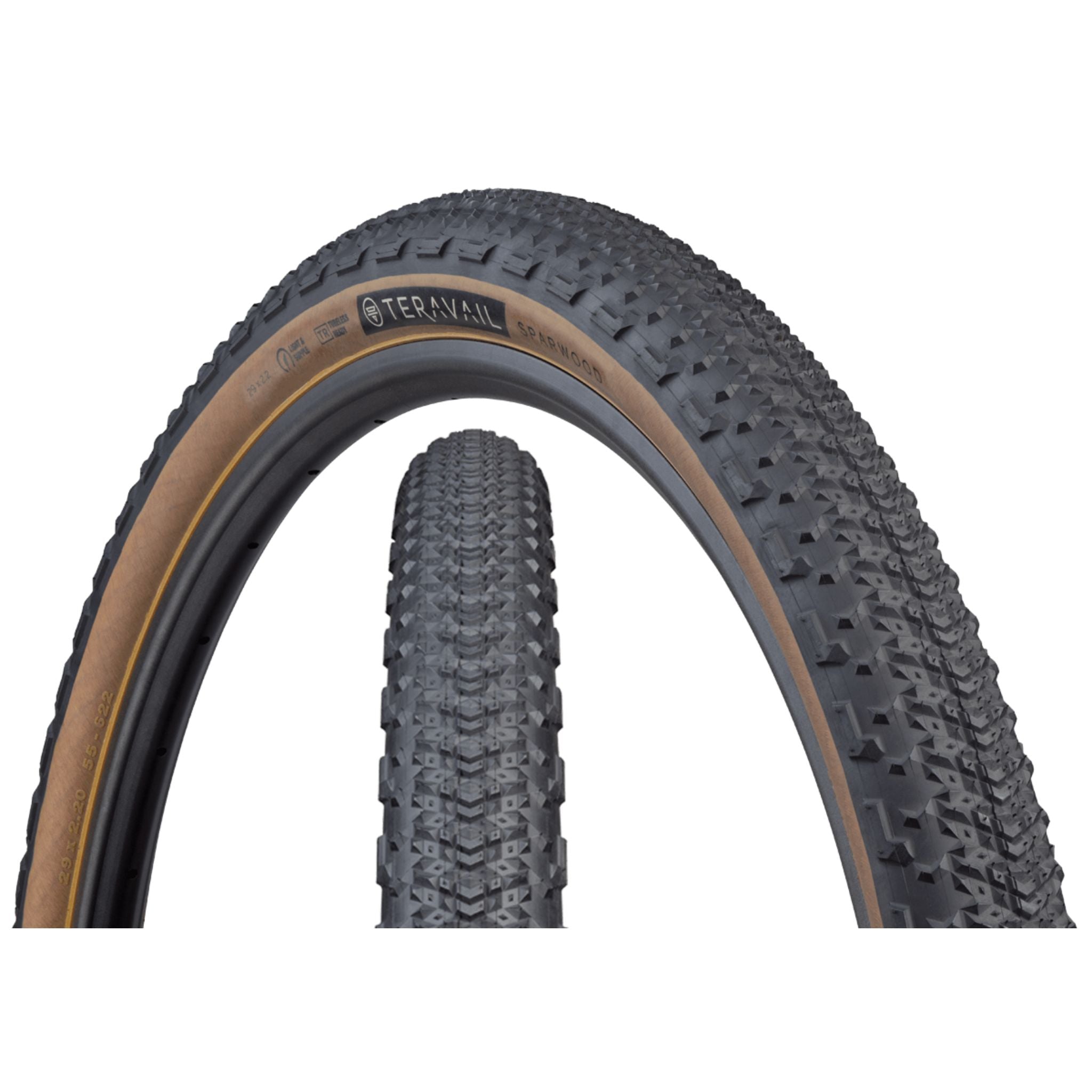 Teravail Sparwood Tyre Tan / 29 x 2.2 / Light & Supple