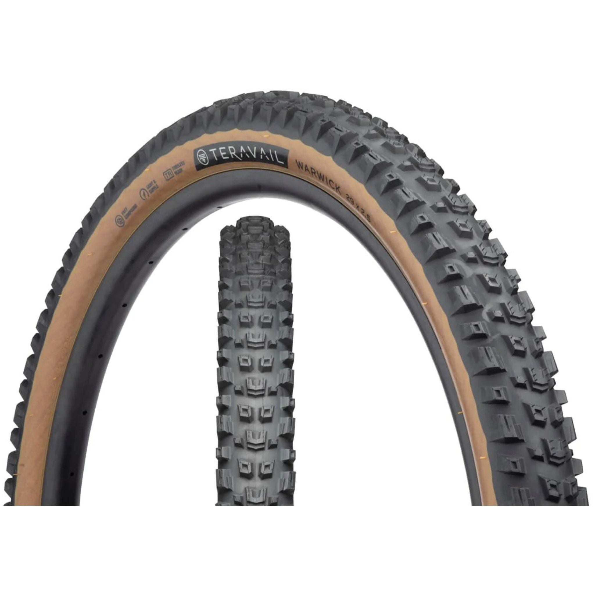 Teravail Warwick MTB Tyre Tan / 29 x 2.5 / Durable