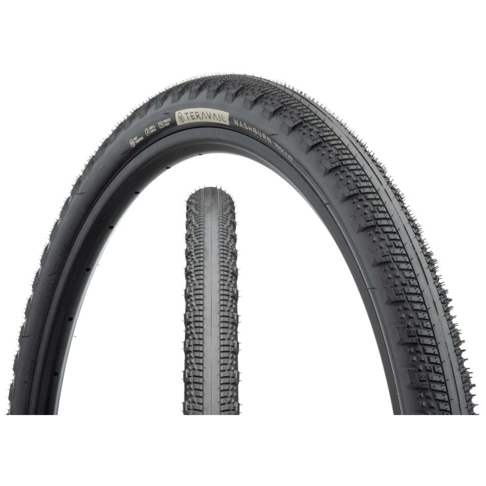Teravail Washburn Gravel Tyre Black / 700 x 47 / Light & Supple