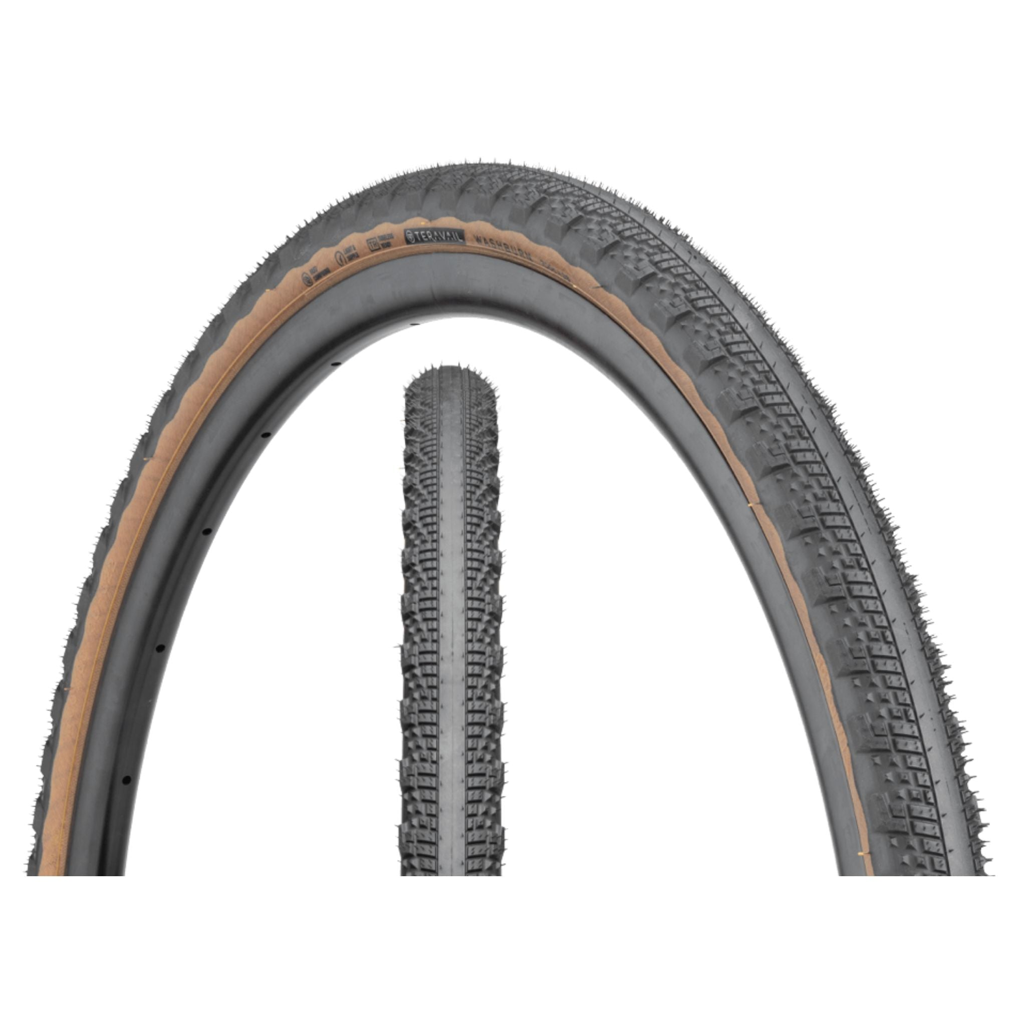 Teravail Washburn Gravel Tyre Tan / 700 x 38 / Durable