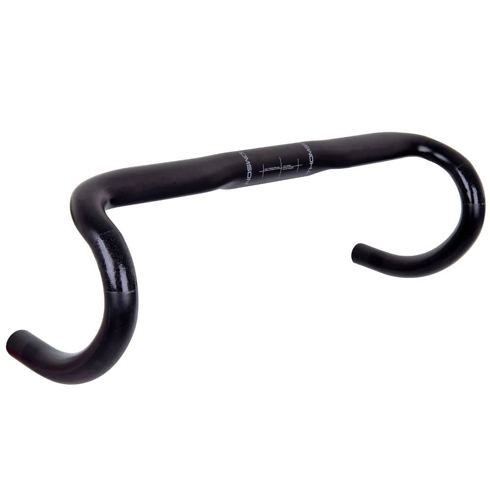 Thomson Carbon Cross Drop Bar Black / 31.8 x 42cm