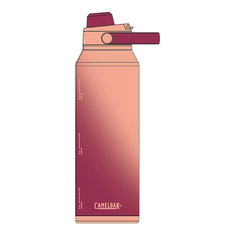 Thrive Chug Insulated VSS Bottle 1.2L Blush Dawn / 1.2L