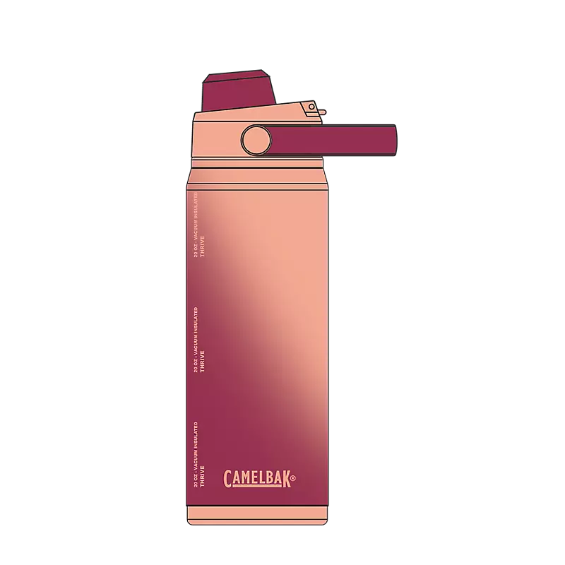 Thrive Chug Insulated VSS Bottle 600ml Blush Dawn / 600ml