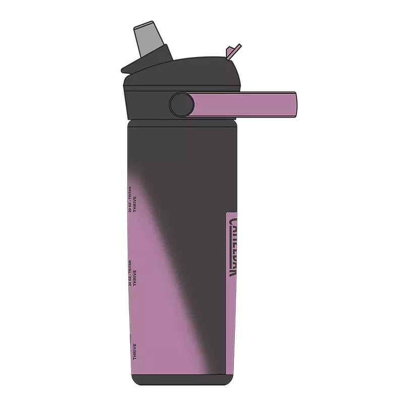 Thrive Flip Straw Bottle 600ml Lavender Dawn / 600ml