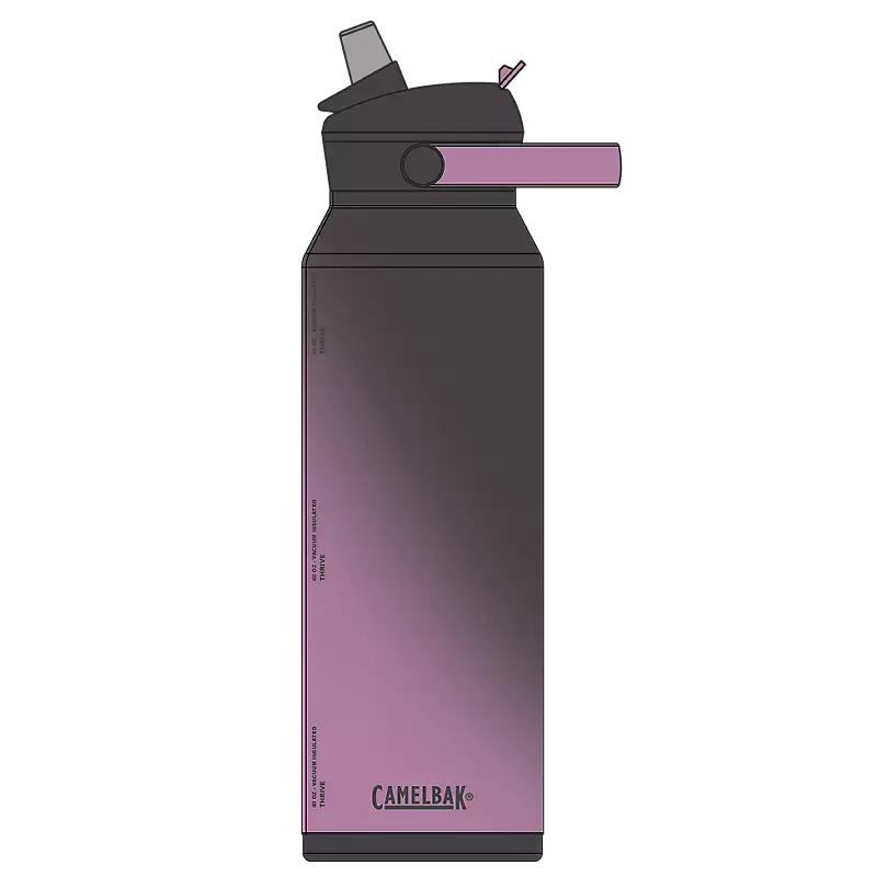 Thrive Flip Straw Insulated VSS Bottle 1.2L Lavender Dawn / 1.2L