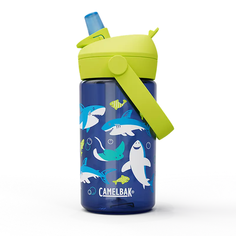 Thrive Flip Straw Kids Bottle 400ml Sharks & Rays / 400ml