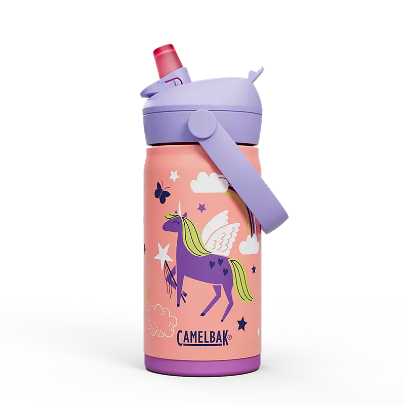 Thrive Flip Straw Kids VSS Bottle 350ml Magic Unicorns / 350ml