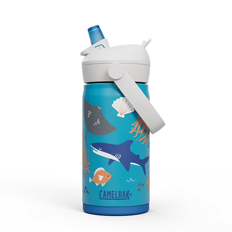 Thrive Flip Straw Kids VSS Bottle 350ml Ocean Life / 350ml