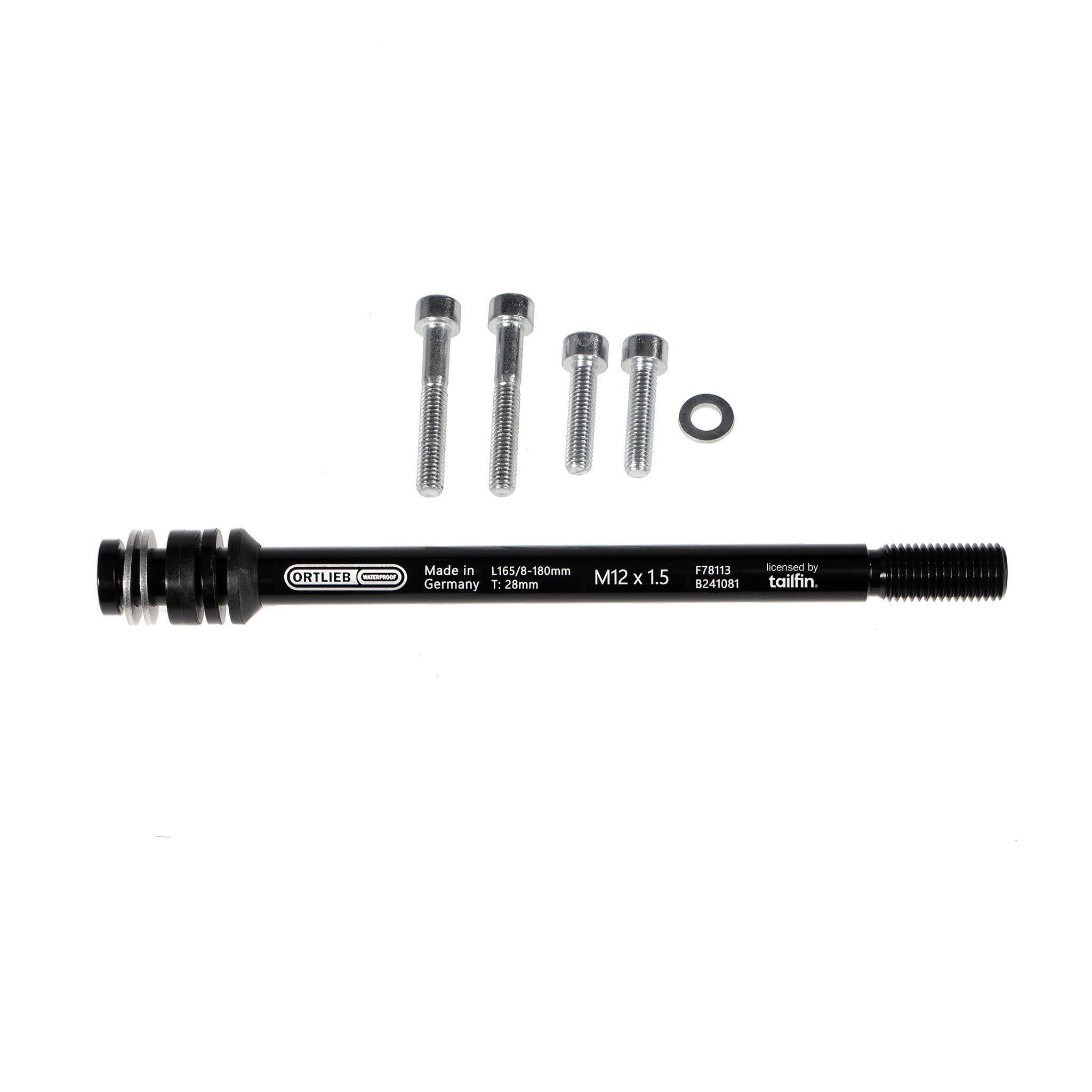 Thru Axle M6-Connector 1.5mm Black