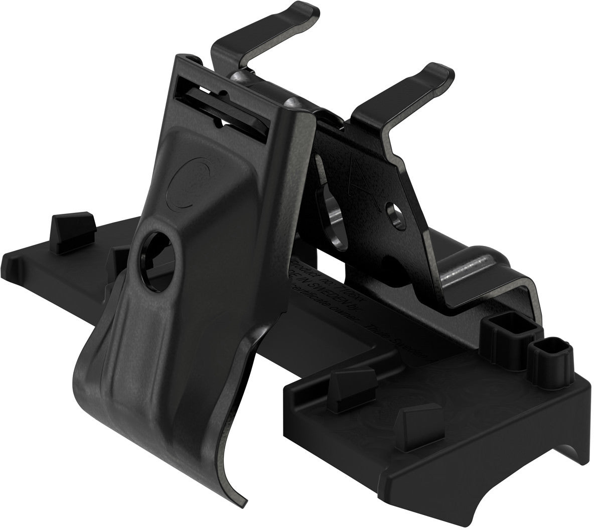 Thule 6019 Evo Flush Rail Fitting Kit Black / One Size