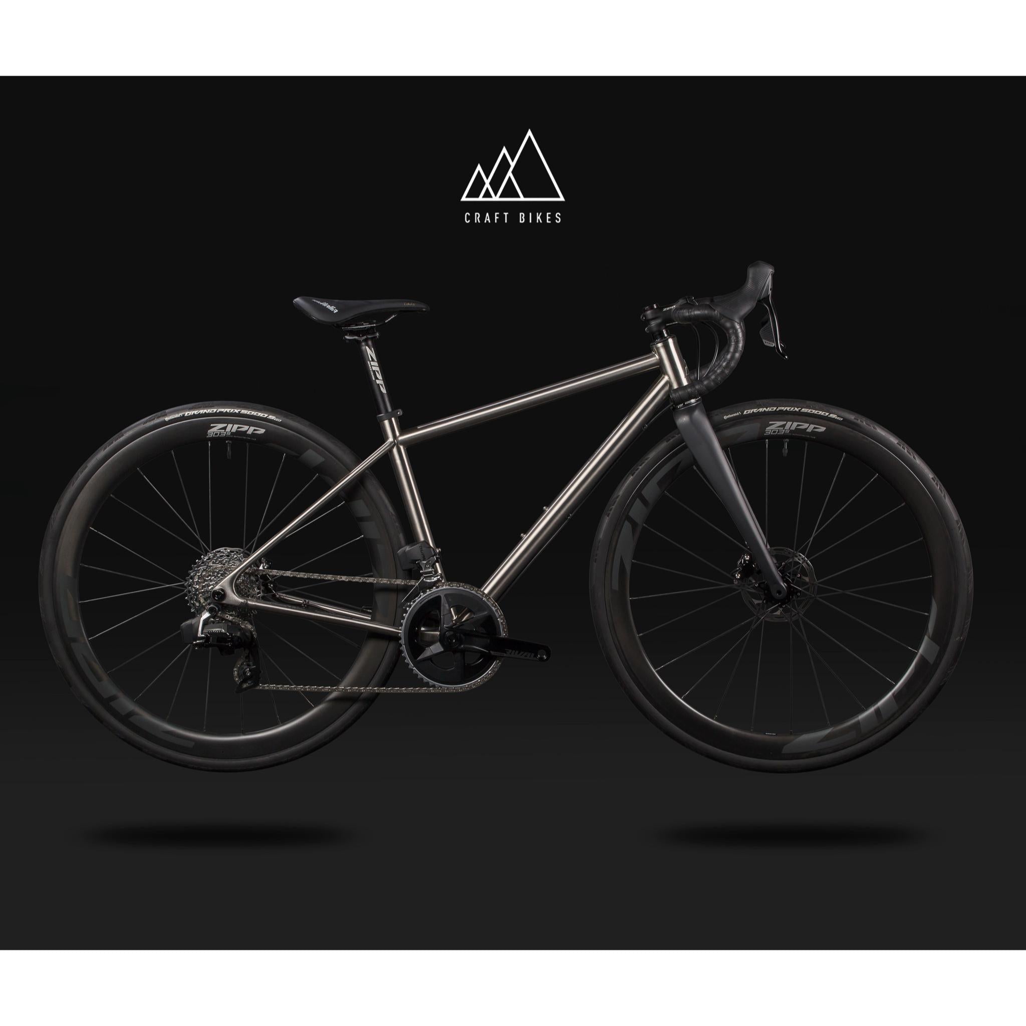 Titanium Road Frame External Routing / Frame Only