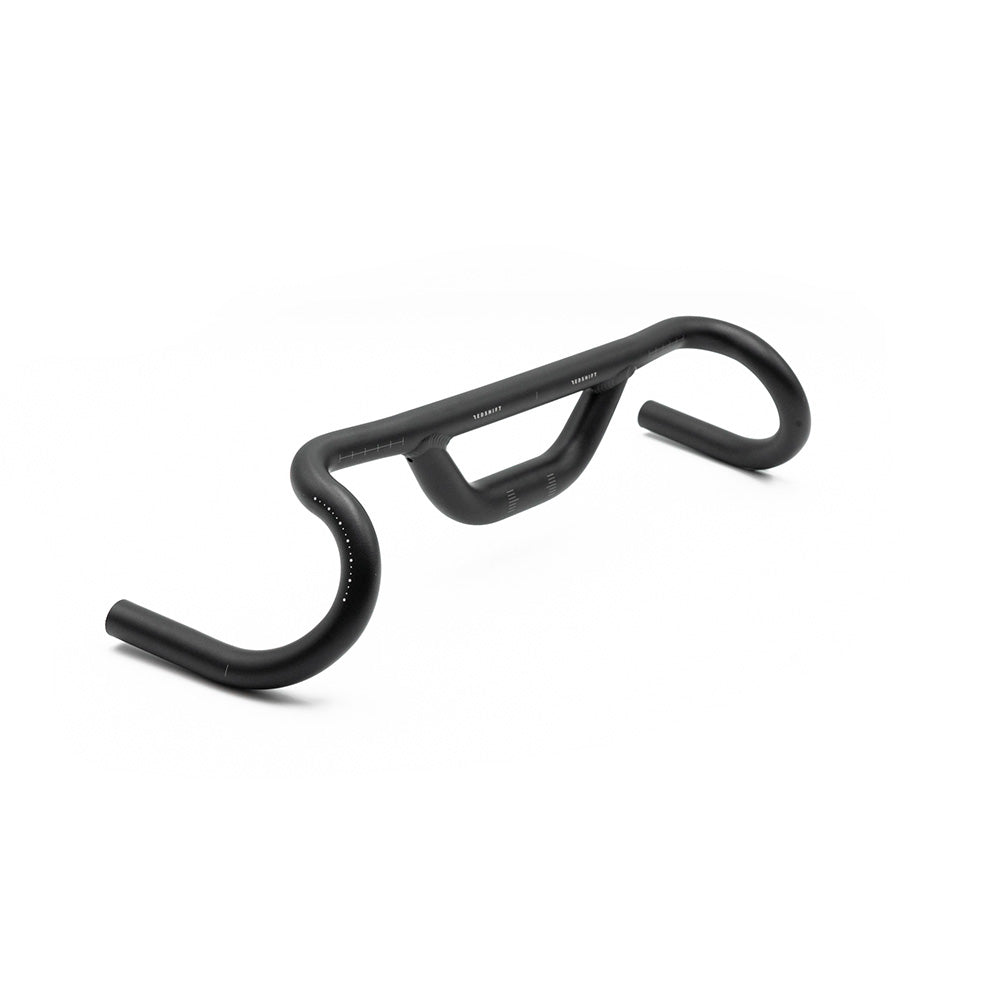 Top Shelf Bar Black / 41cm / 70mm Rise, 25Deg flare, 7Deg sweep