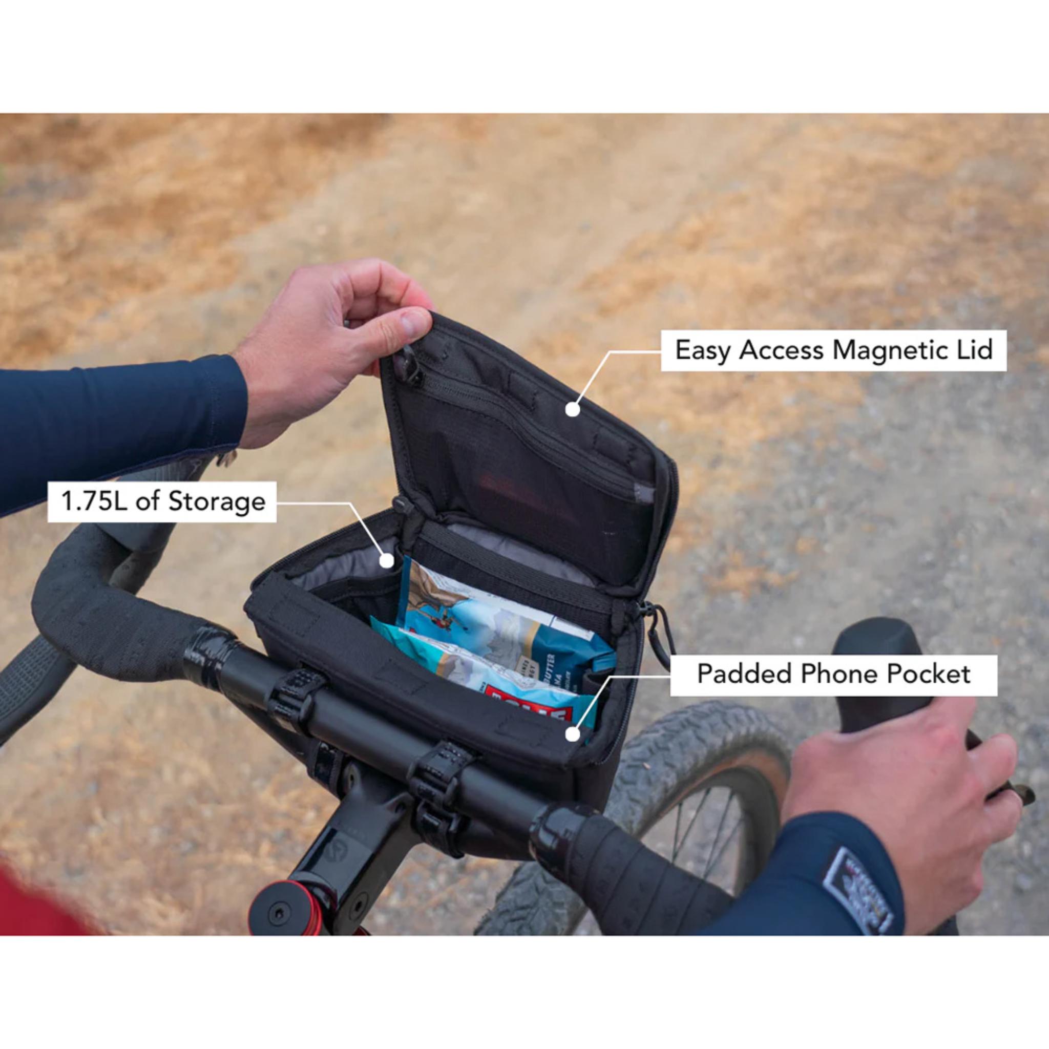 Top Shelf Handlebar Bag Black