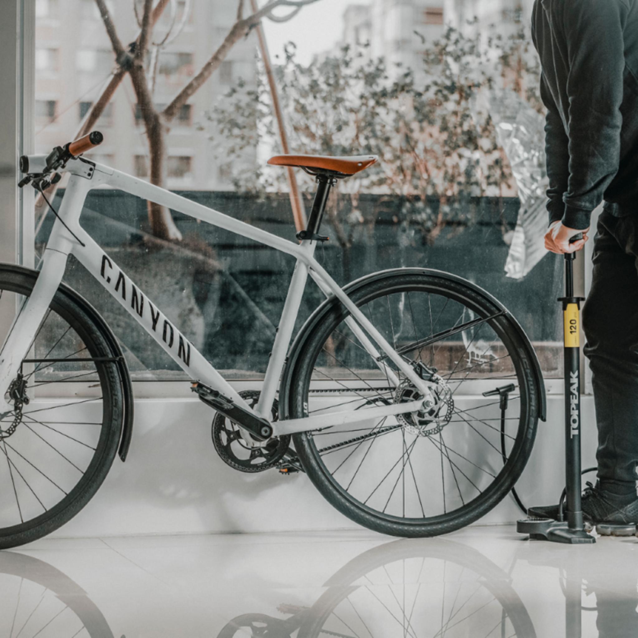 Topeak JoeBlow Sport EX Floor Pump Yellow