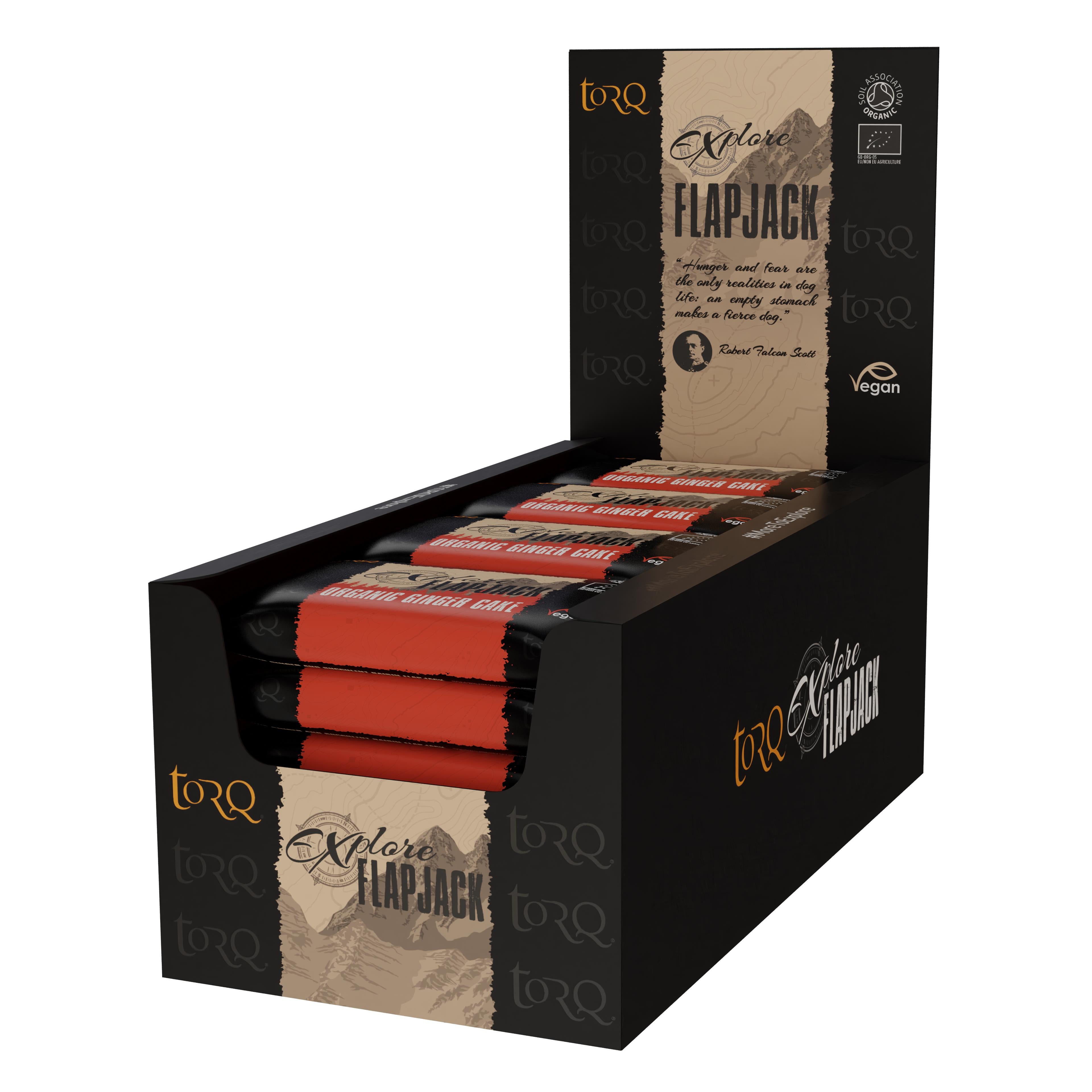 TORQ Explore Flapjacks Ginger Cake / Box of 20