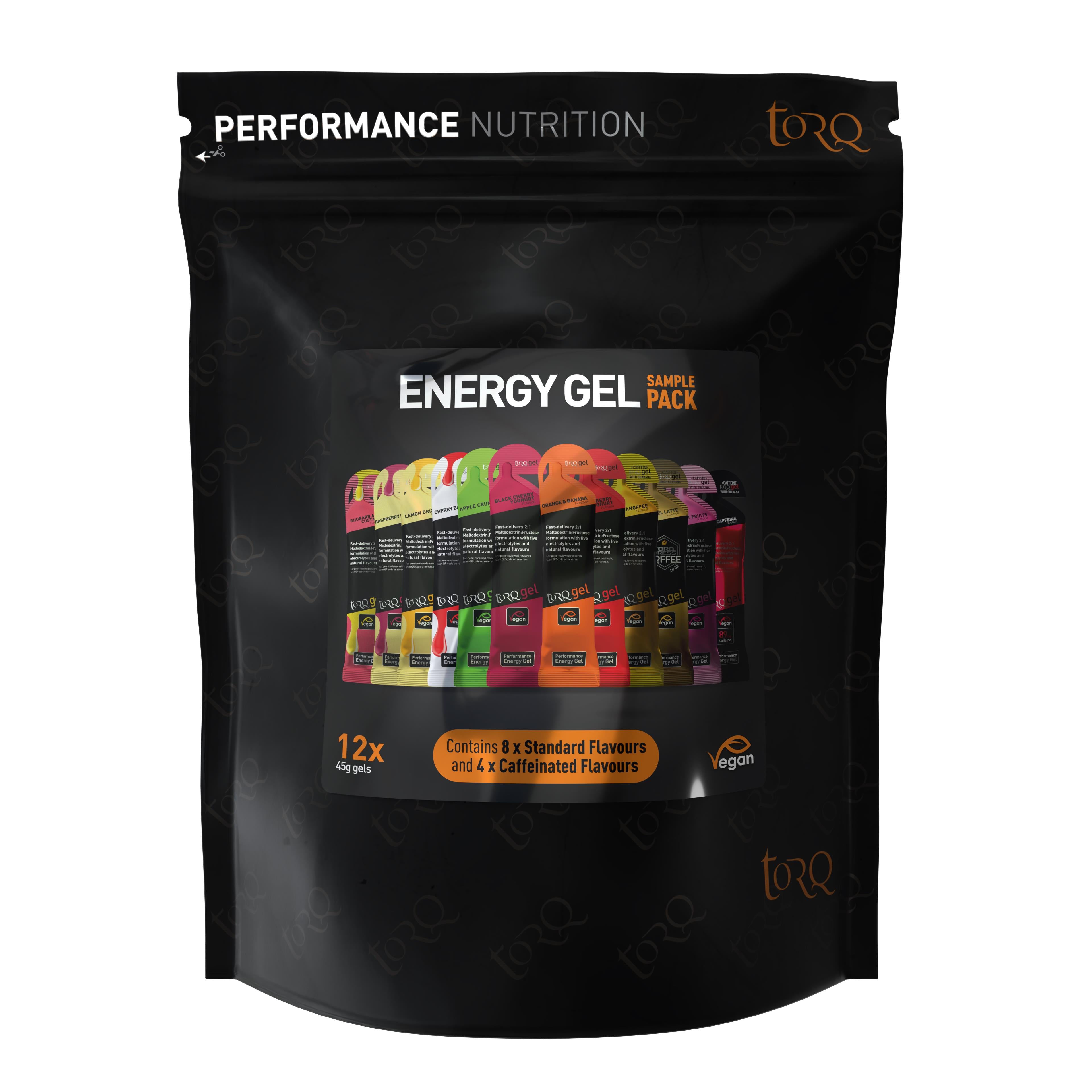 TORQ Gel Taster Pack - 12 Flavours Pack of 12