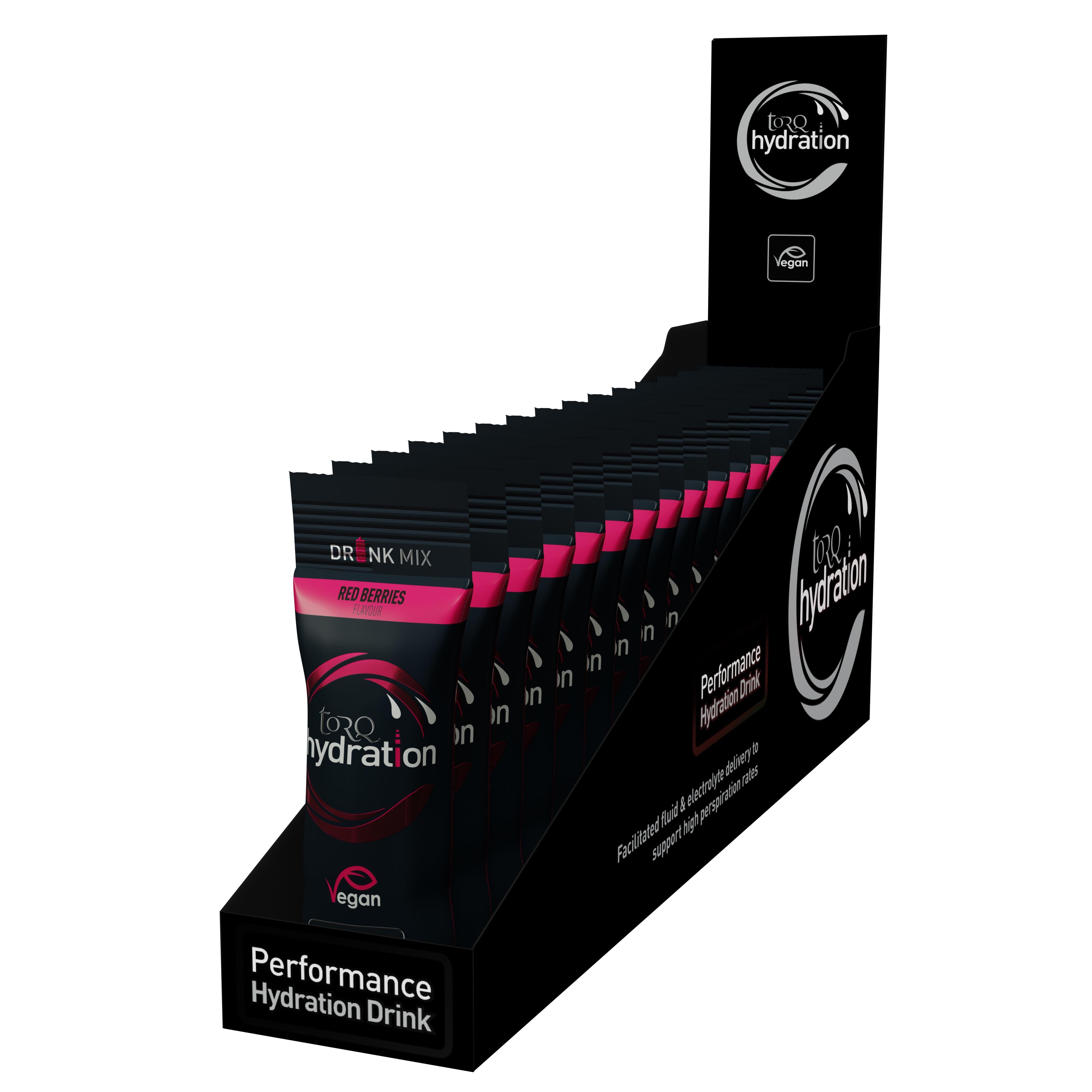 TORQ Hydration 15 Sachet Pack Red Berries / Box of 15