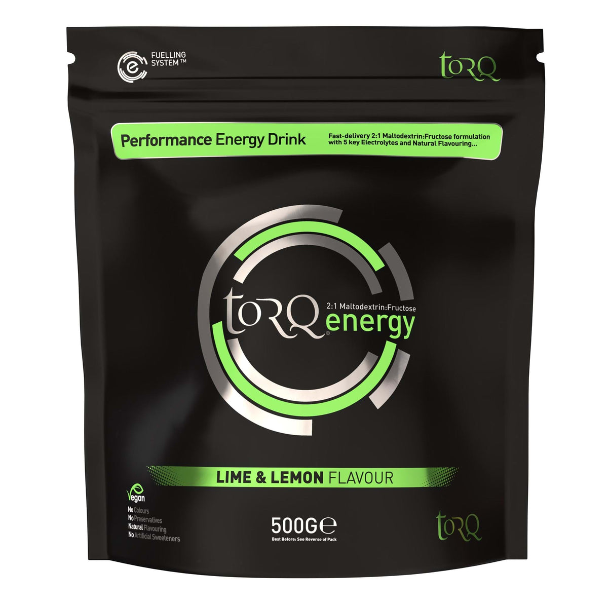 TORQ Natural Energy Drink Lime & Lemon / 500g