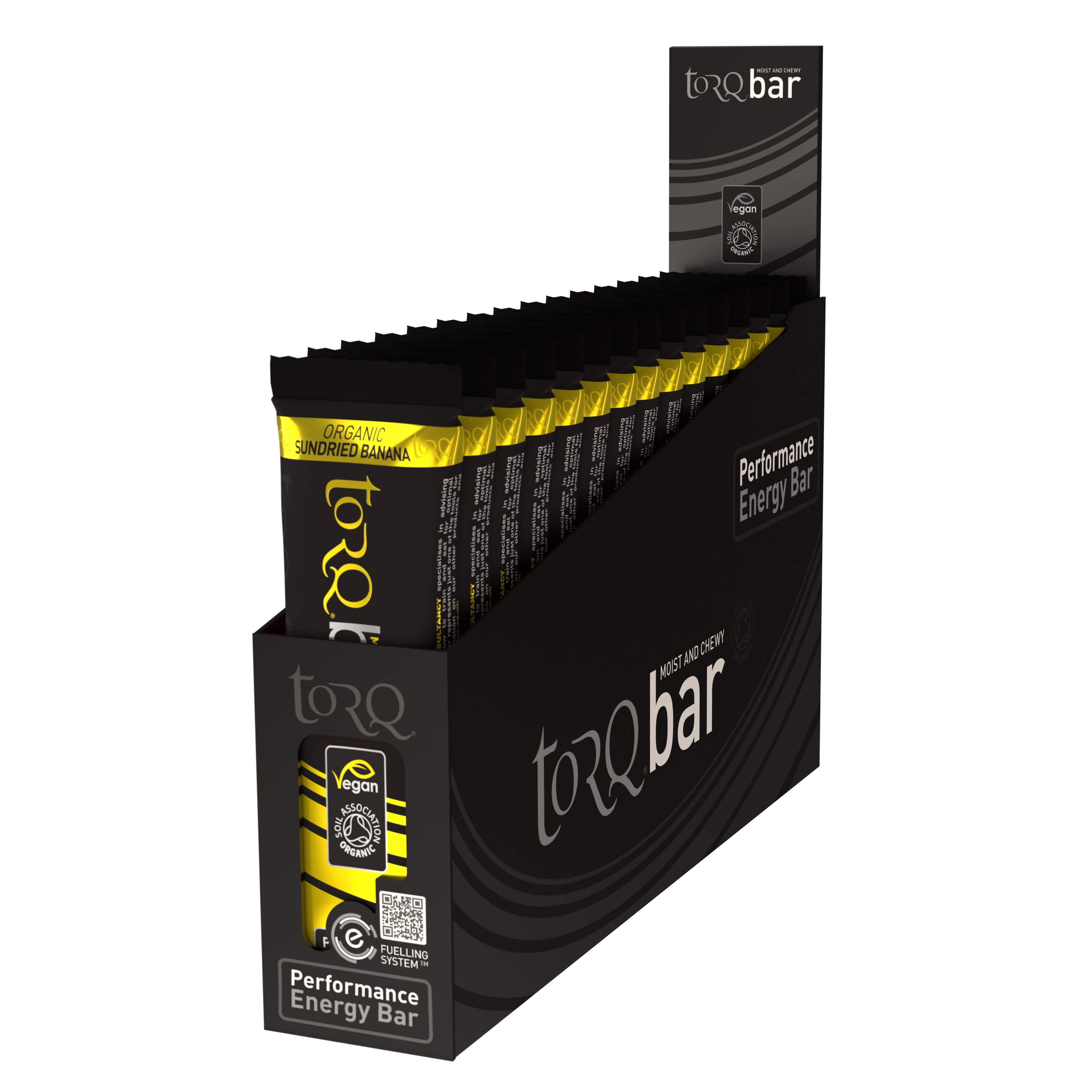 TORQ Organic Energy Bars Sundried Banana / Box of 15