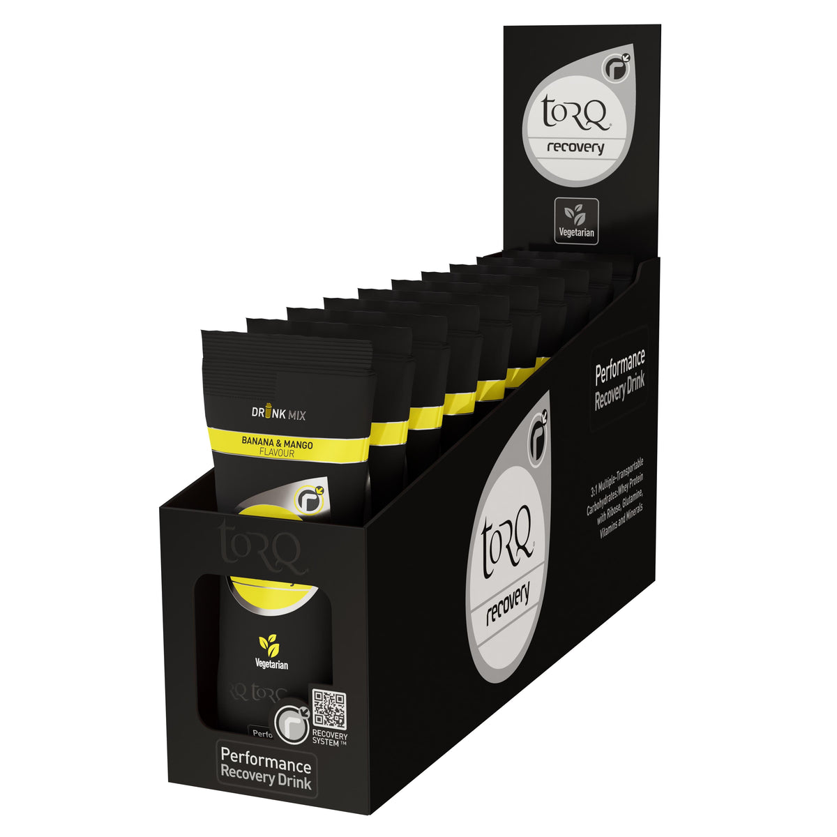 TORQ Recovery Drink Single Serve Sachets Banana & Mango / Box of 10