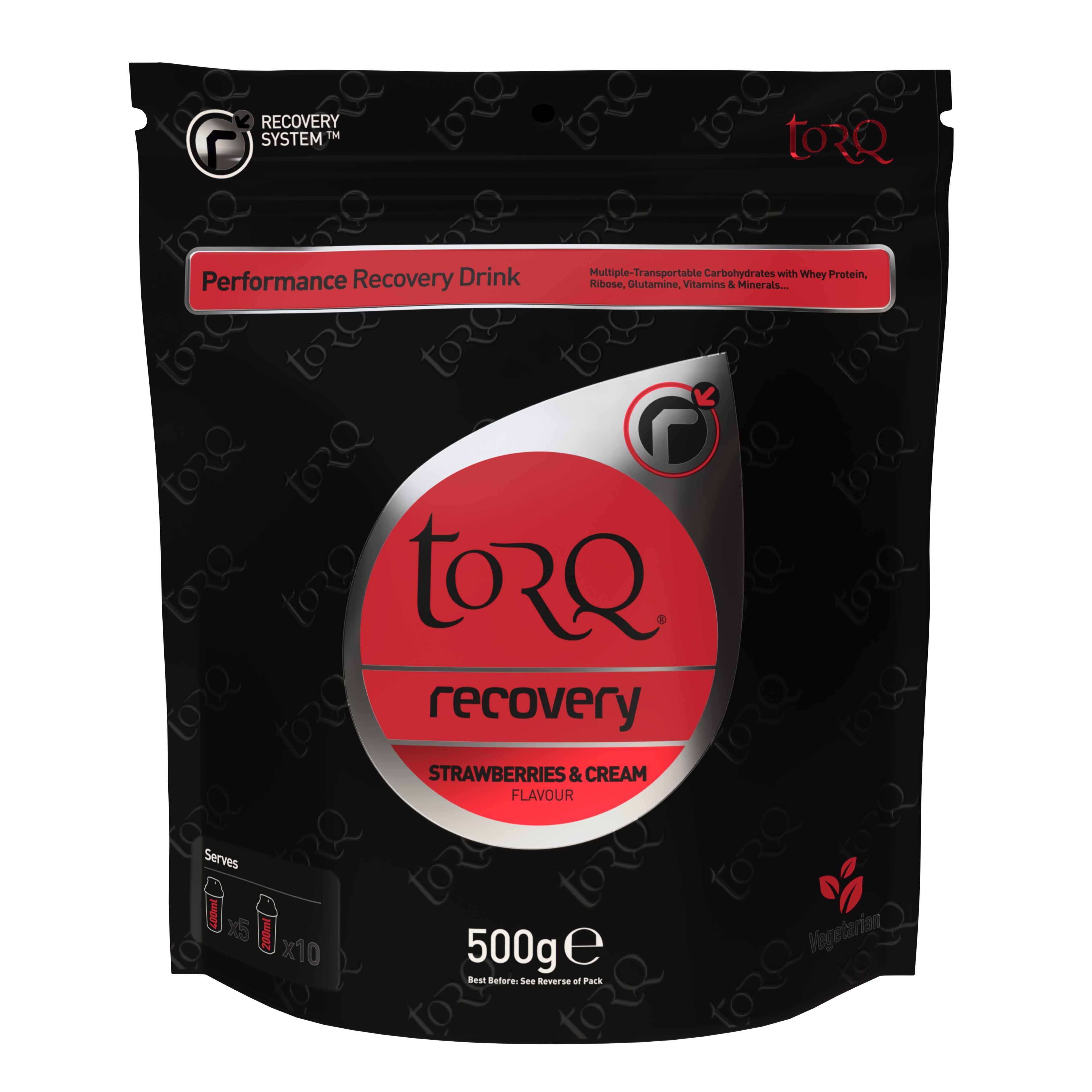 TORQ Recovery Drink Strawberries & Cream / 500g