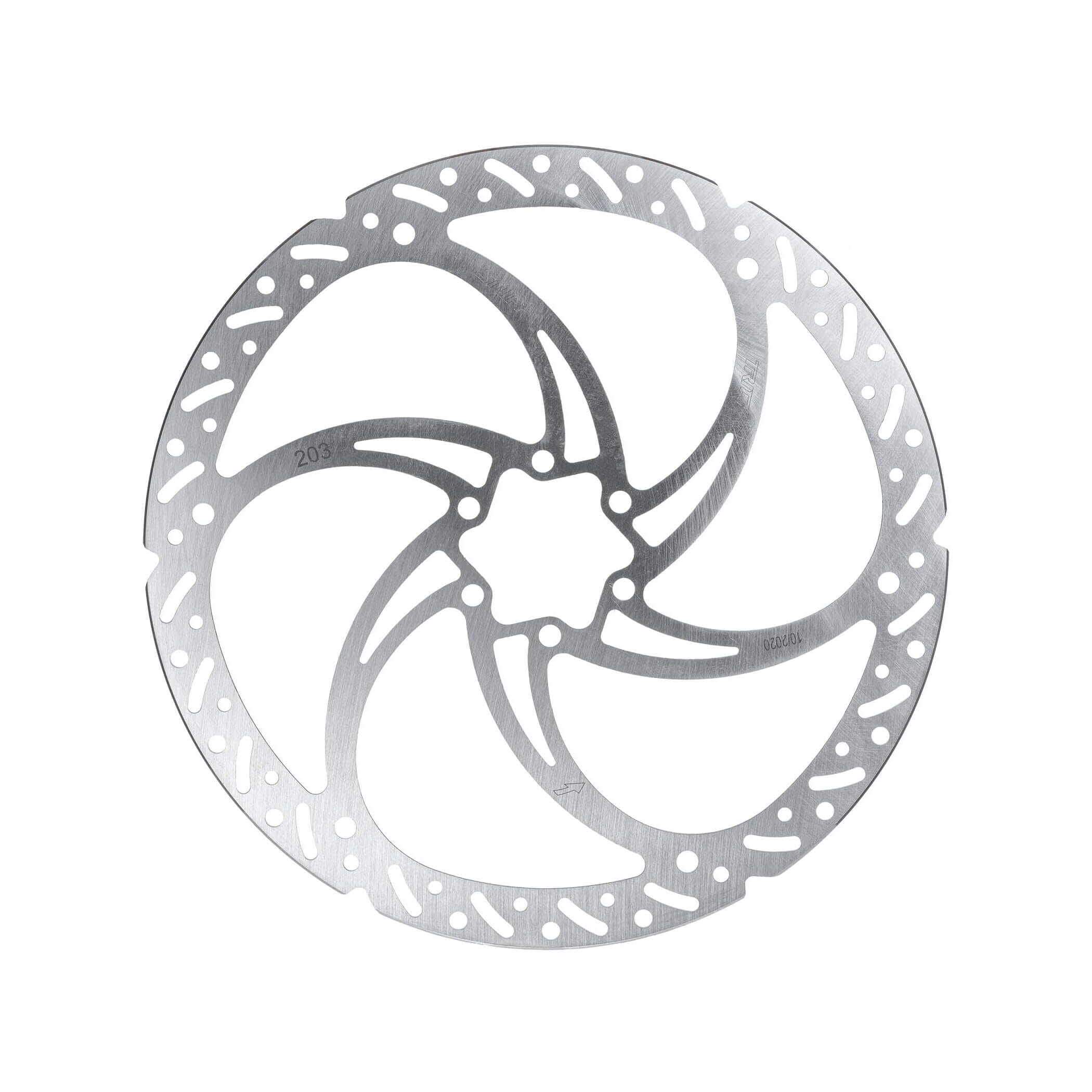 Trickstuff Heavy Duty Disc Brake Rotor - 6-Bolt Silver / 203mm