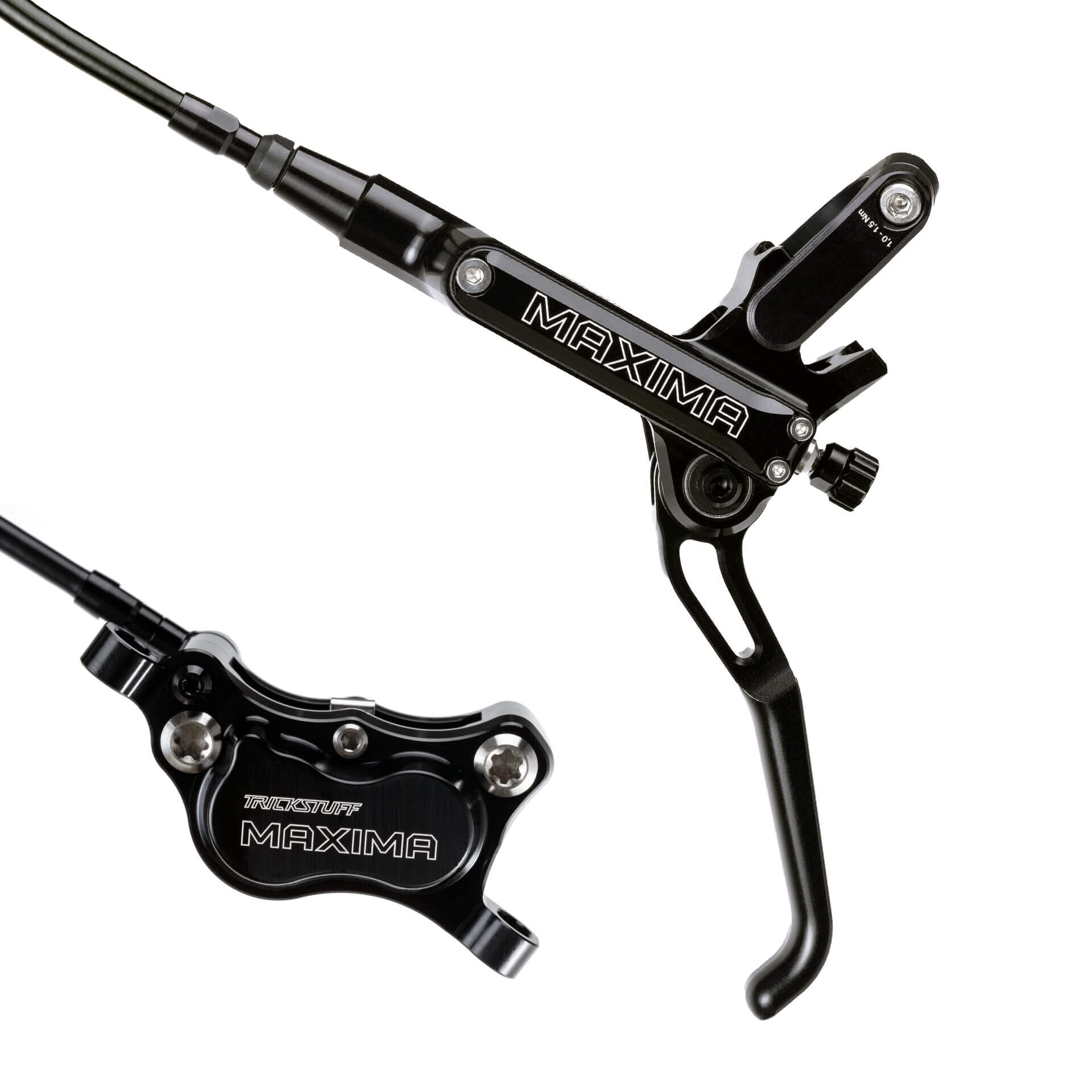 Trickstuff Maxima Disc Brake Set Black / Kevlar