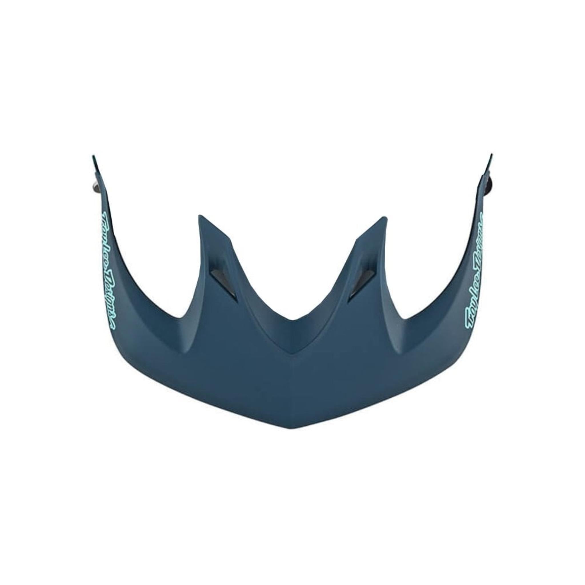 Troy Lee Designs A1 MIPS VISOR Classic Dark Gray/Aqua