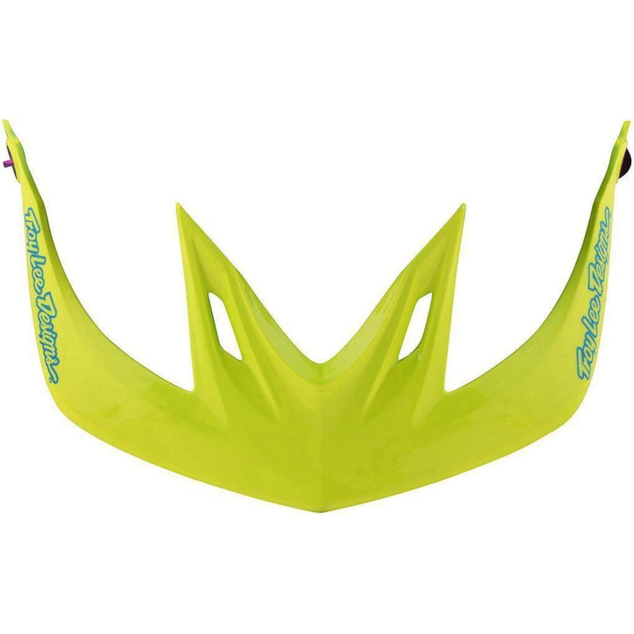 Troy Lee Designs A2 Visor Decoy Cyan/Yellow