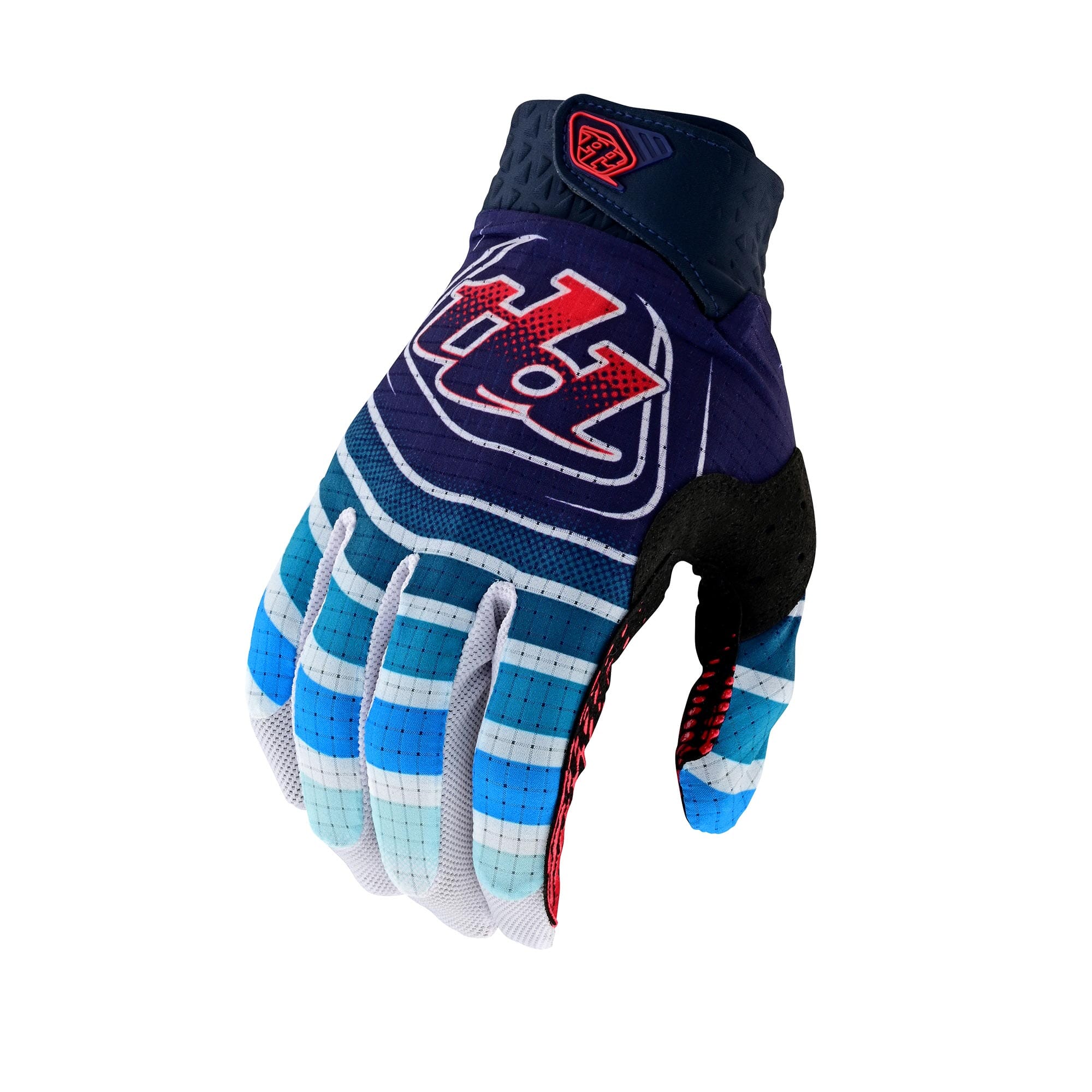 Troy Lee Designs Air Glove 2024 Wavez - Navy/Red / S