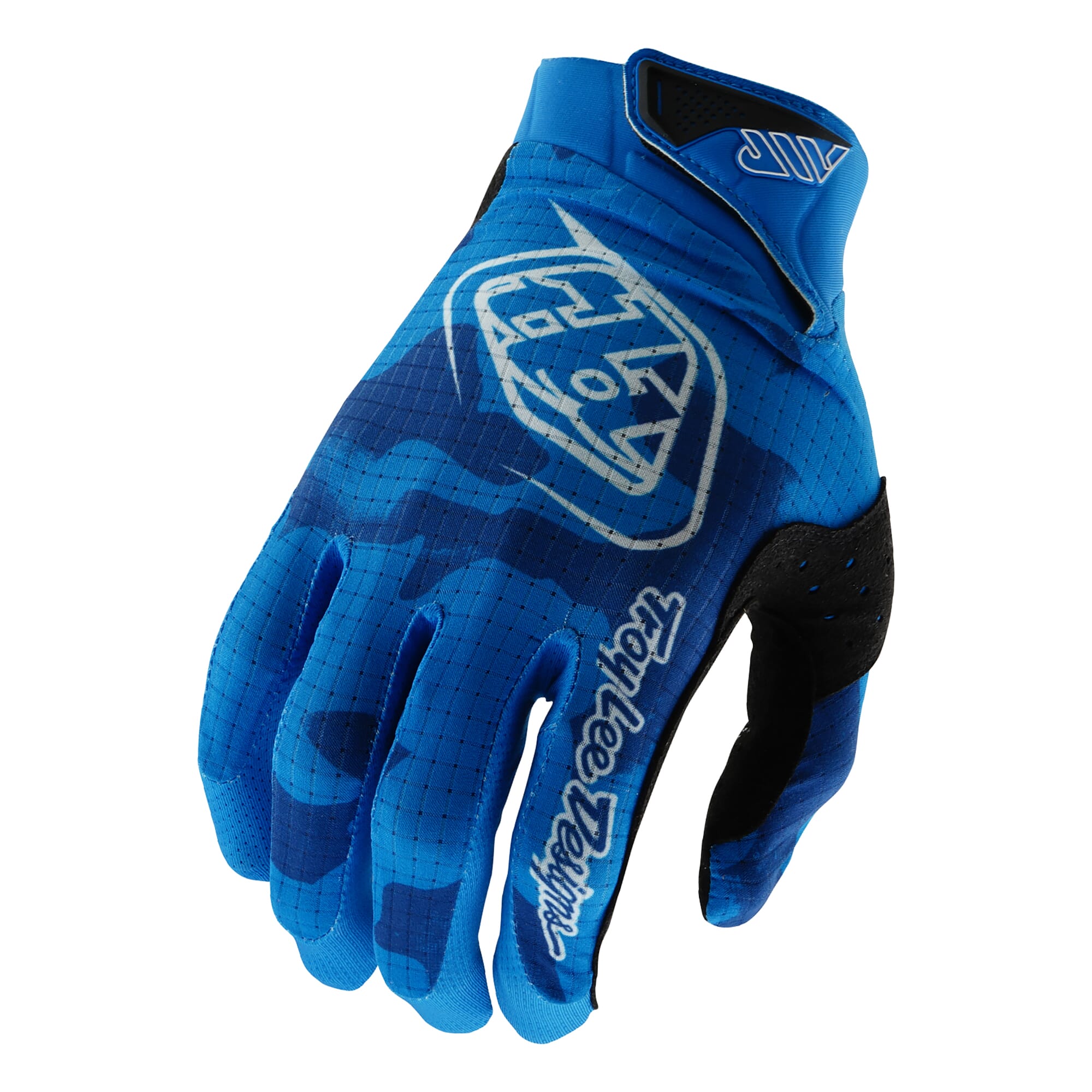 Troy Lee Designs Air Gloves Blotted - Bright Blue / S