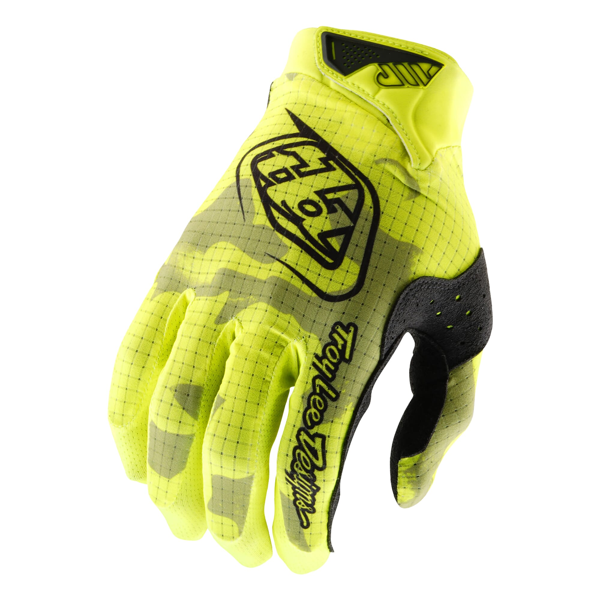 Troy Lee Designs Air Gloves Blotted - Flo Yellow / S