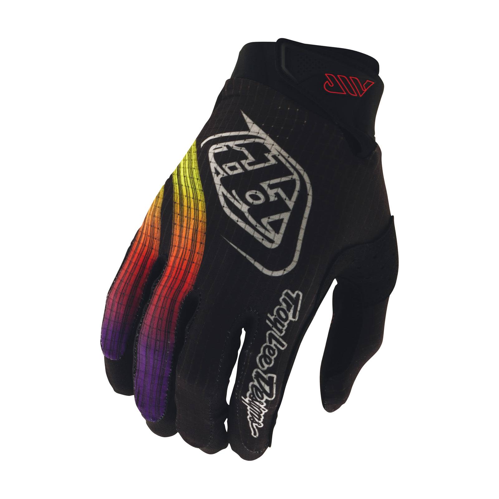Troy Lee Designs Air Gloves Stripes - Black/Multicolour / S